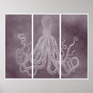 Poster Rosa do senhor Bodner Triptych Obscuro