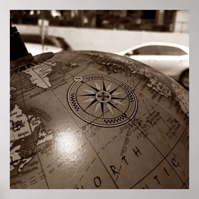 Poster rosa dos ventos (Frente)