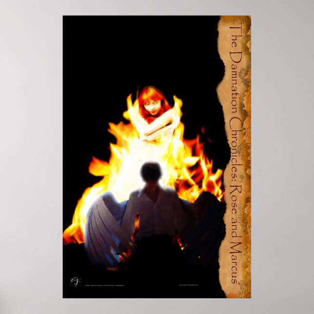 Poster Rosa e Marcus: As Crônicas de Danos (Frente)