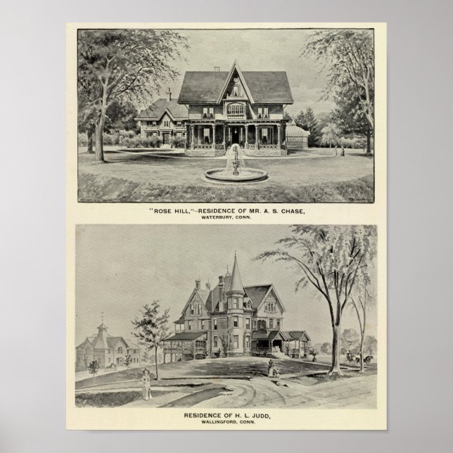 Poster Rosa Hill, residência Judd (Frente)