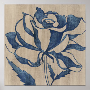 Poster Rosa Indigo