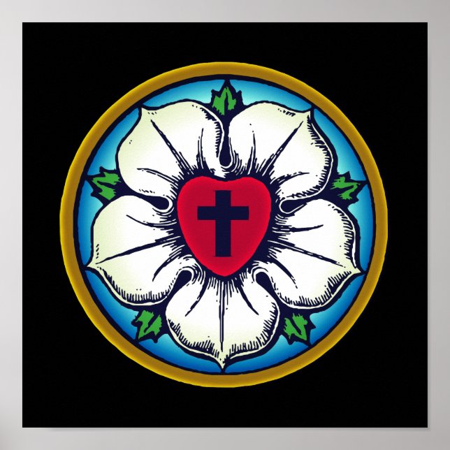 Poster Rosa Lutheran (Frente)