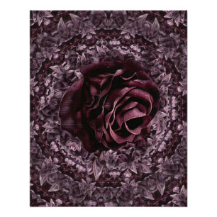Póster Rosa Mandala
