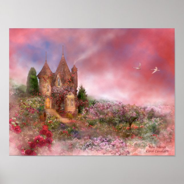 Póster Rosa Manor Art Poster/Impressão (Frente)