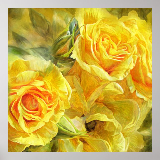 Poster Rosa Moods - Joy Fine Art Poster/Impressão (Frente)