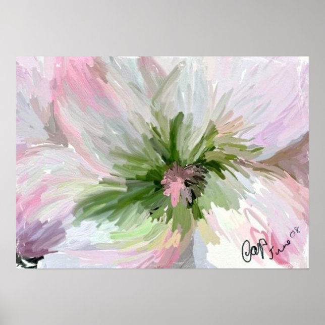 Póster Rosa Pálido (Frente)