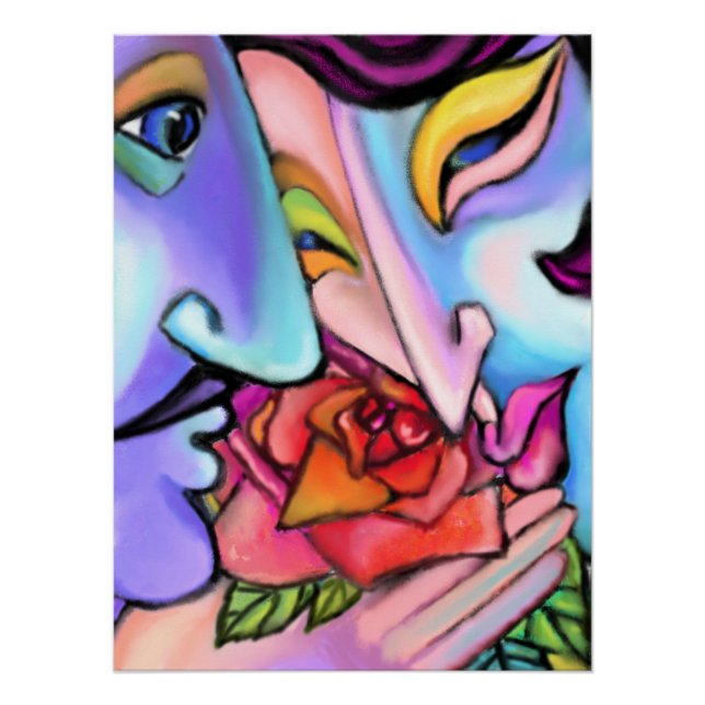 Póster Rosa para você, Poster de Art (Frente)