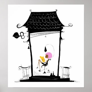 Poster Rosa Parisiense