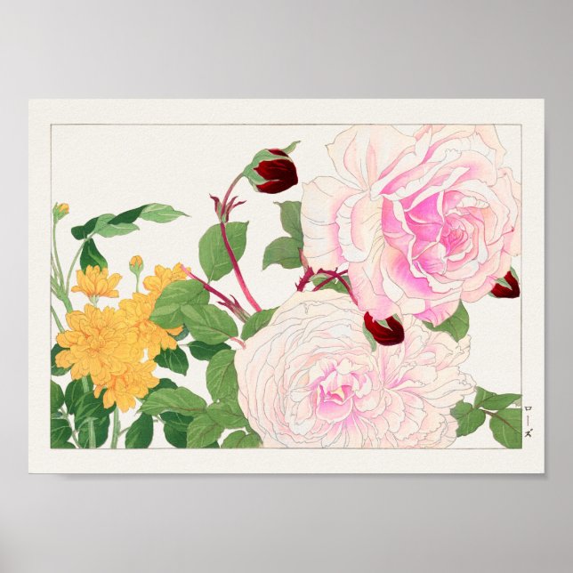 Poster Rosa por Tanigami Konan (Frente)