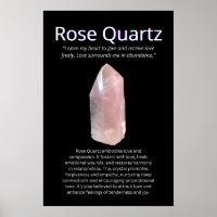 Rosa Quartz Crystal Stone Significa