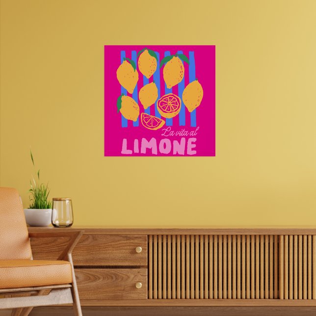 Poster Rosa Quente La Vita al Limone (Sala de Estar 2)