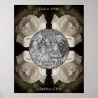 Rosa Raindrop Frame Vintage Crie sua própria foto