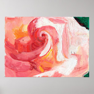 Poster Rosa Rosa Rosa de Gratidão