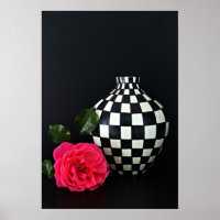 Rosa Rosa Rosa Rosa e um Vaso Verificado