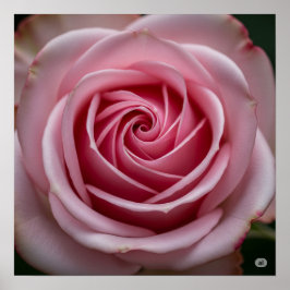 Poster Rosa Rosa Rosa Rosa Rosa com Pétalas Espiratórias