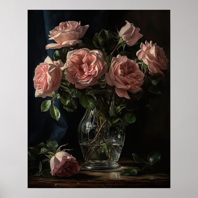 Poster Rosa Rosa Rosa Rosa Rosa Rosa Rosa Rosa Rosa, Impr (Frente)