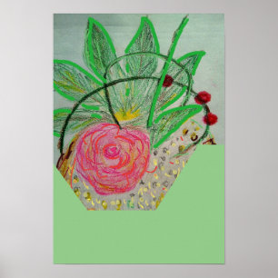 Poster Rosa Vermelha