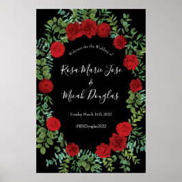 Poster Rosa vermelha Wedding