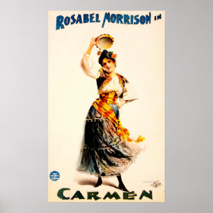 Poster ROSABEL MORRISON no Teatro Vintage da Ópera de CA