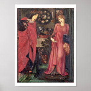 Poster Rosamund justo e rainha Eleanor (meios mistos no