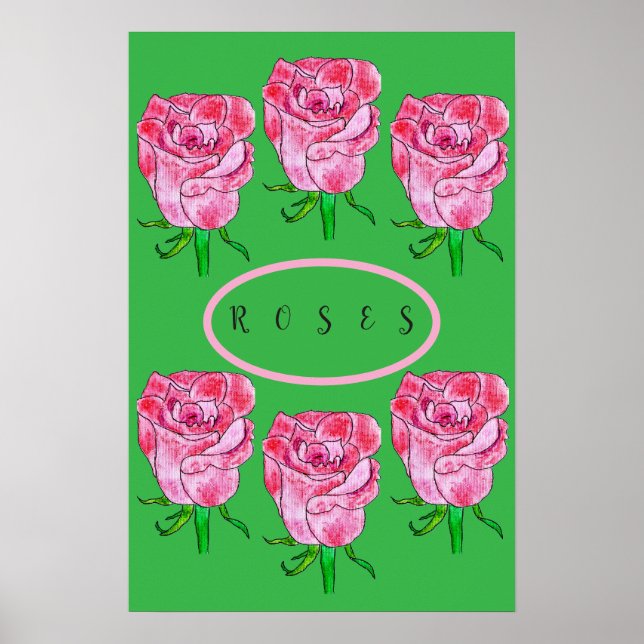 Poster Rosas  (Frente)