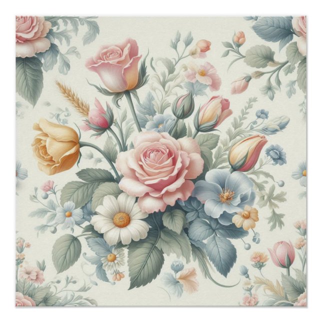 Póster Rosas  (Frente)