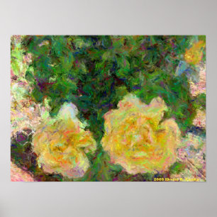 Poster Rosas amarelos