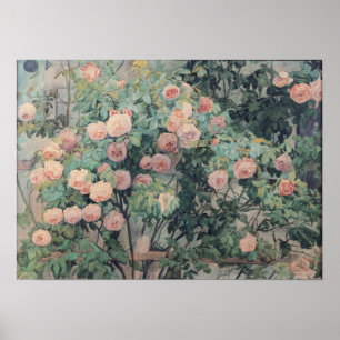 Poster Rosas Anna Syberg Vintage