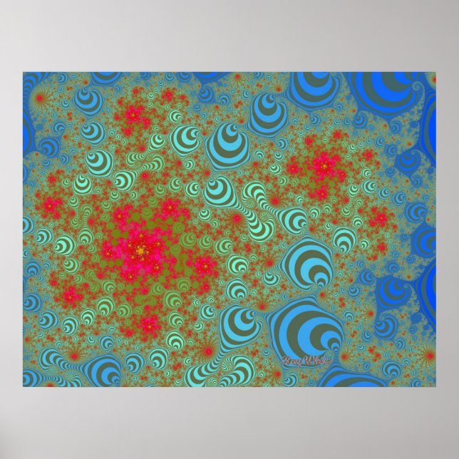 Póster Rosas de bolhas (Frente)