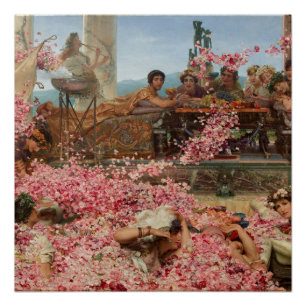 Póster Rosas de Heliogabalus Sir Lawrence Alma-Tadema