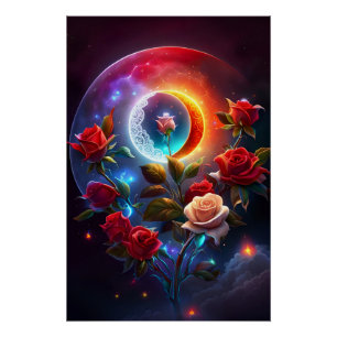 Póster Rosas de lua