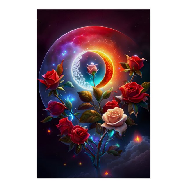 Póster Rosas de lua (Frente)