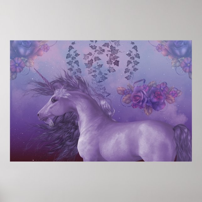 Poster Rosas de outono da Unicorn (Frente)