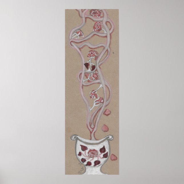 Poster Rosas de subida (Frente)