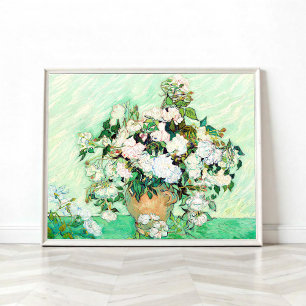 Poster Rosas de Vincent van Gogh