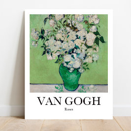 Poster Rosas de Vincent Van Gogh