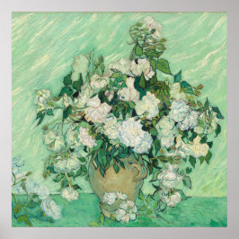 Poster Rosas de Vincent Van Gogh