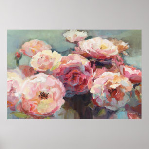 Poster Rosas do rosa selvagem