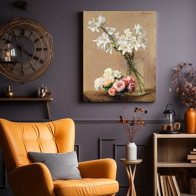 Poster Rosas e lírios (Criador carregado)