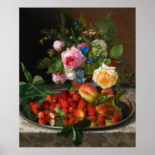 Poster Rosas e morangos de Otto Ottesen