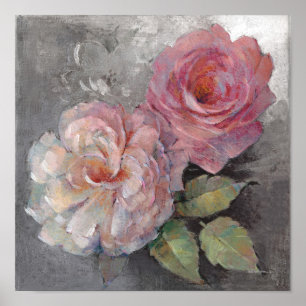 Poster Rosas em cinzas