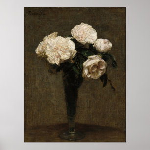 Póster Rosas em um Vase
