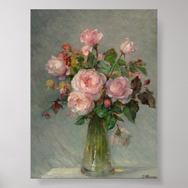 Poster Rosas em um Vaso (Frente)