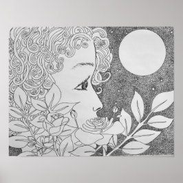 Poster Rosas na Tinta