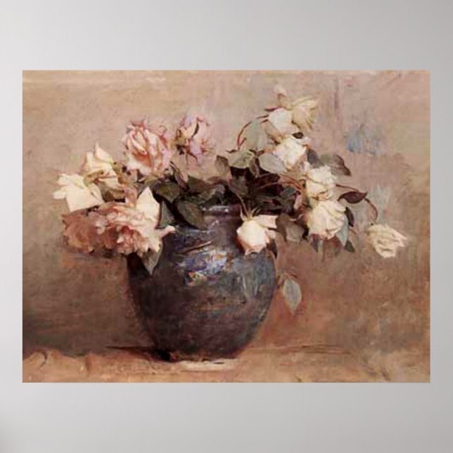 Póster Rosas pálidos (Frente)