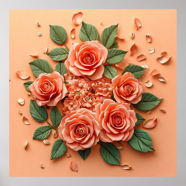 Poster Rosas Rosa (Frente)