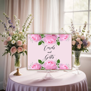 Poster Rosas Rosa Fragrantes, Cartões de Casamento e Post