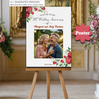 Rosas Rosadas de 25º Aniversário de Casamento Foto