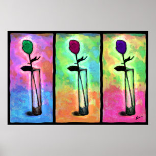 Poster Rosas são vermelhos