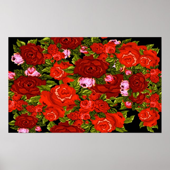 Poster Rosas são vermelhos (Frente)